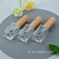 15 ml bouteille en verre de vernis à ongles transparent transparent transparent